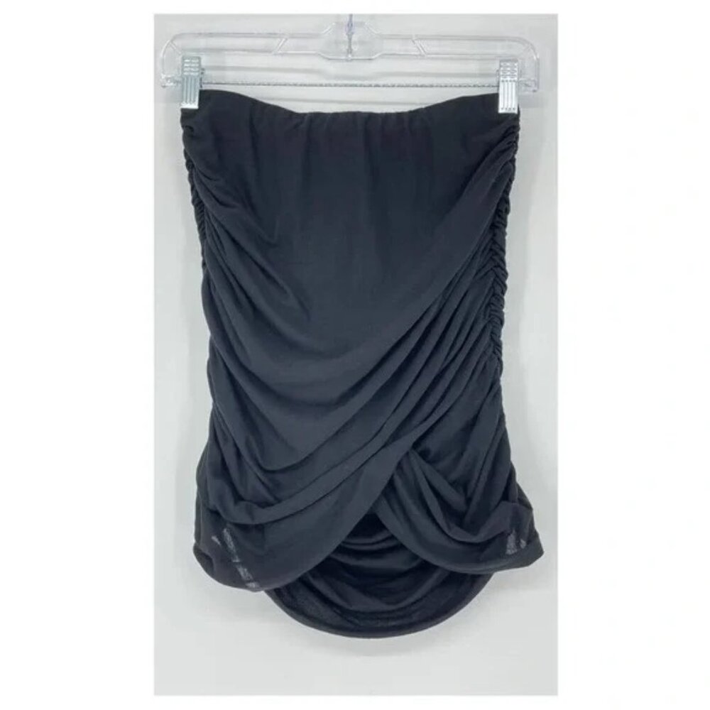 ✨ 5/$25 ✨ Tobi ♡ Ruched Black Mini Skirt